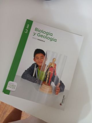 LIBRO BIOLOGIA Y GEOLOGIA 3° ESO, SANTIL
