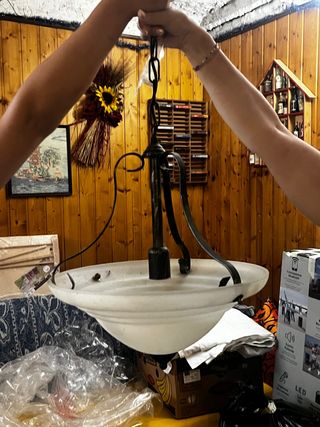 lampadari da ingresso entrambi i lampadari