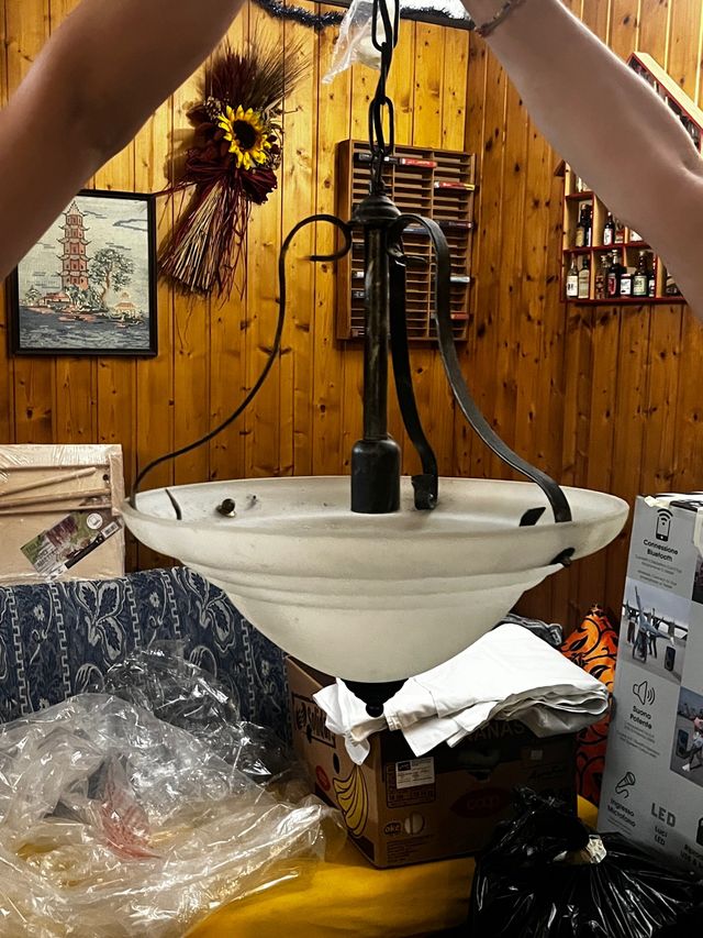 lampadari da ingresso entrambi i lampadari