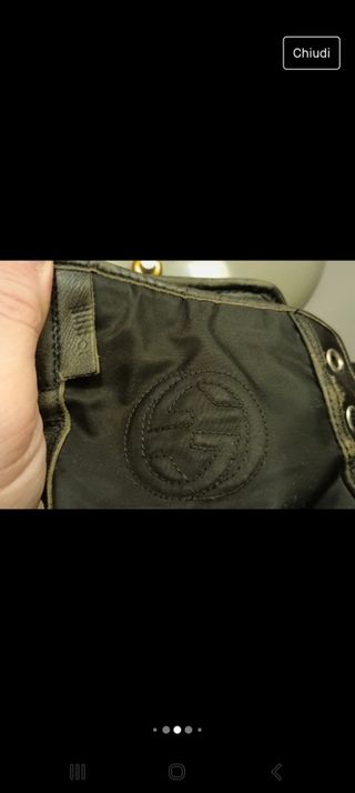 Scarponcini Gucci vintage stoffa gomma 