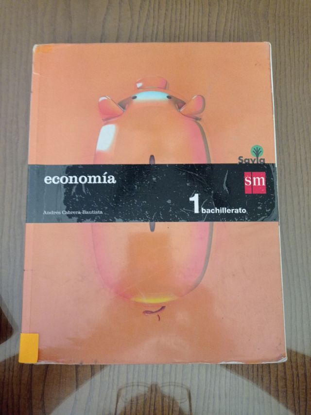 Libro economía SM Savia primero bachillerato