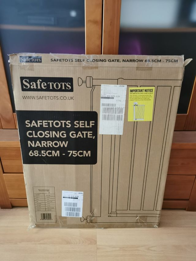 Barrera infantil medidas especiales