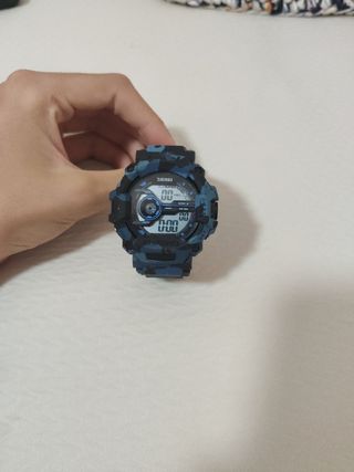 Reloj skanei camuflaje militar azul