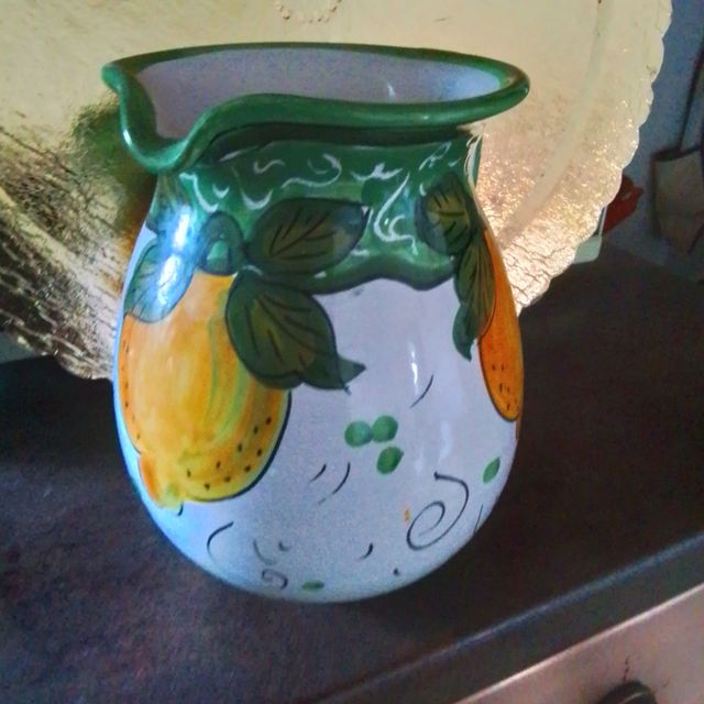 Brocca in ceramica S.Stefano di Camastra