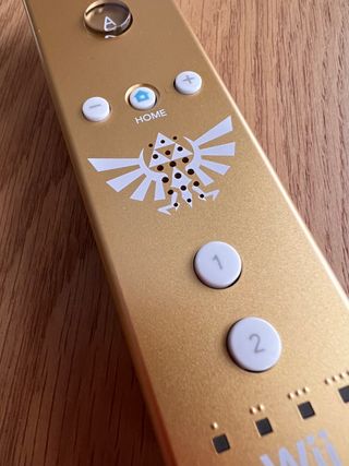 Mando Wii Mote Edicion Limitada Zelda Dorado