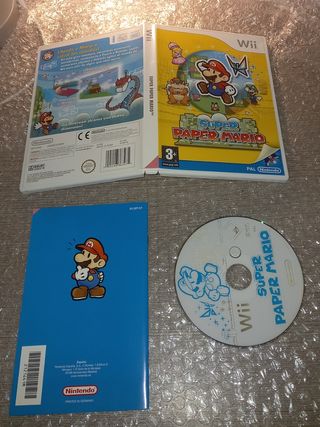 SUPER PAPER MARIO NINTENDO WII