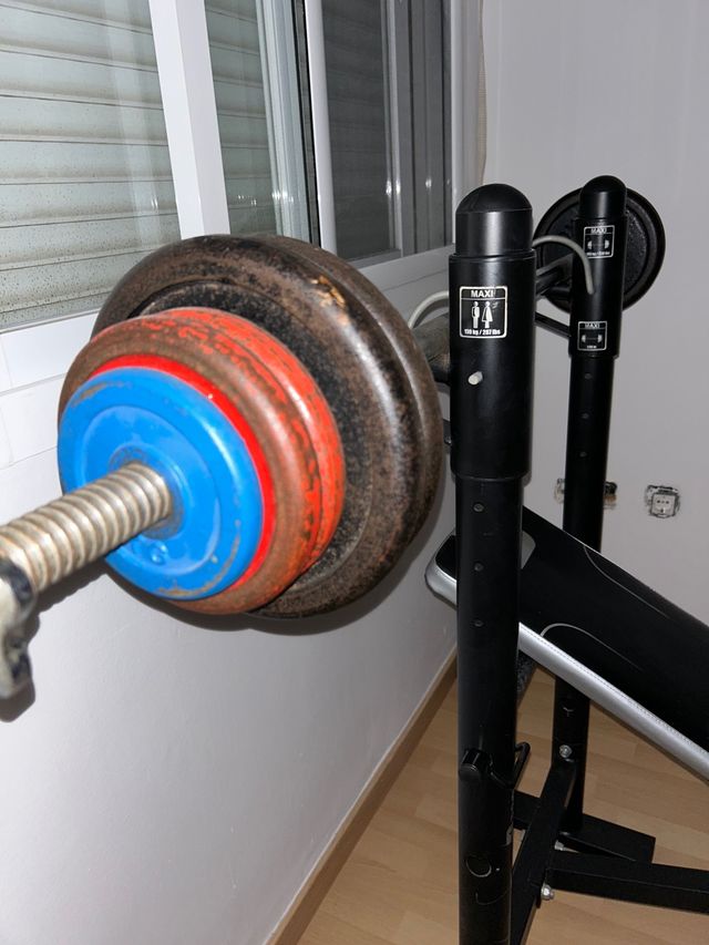 Pres de banca musculación