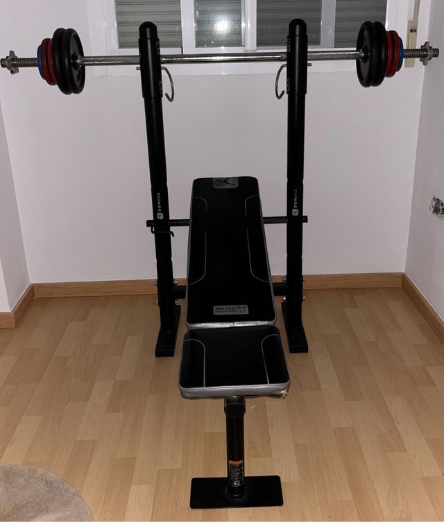 Pres de banca musculación