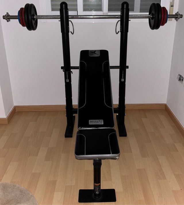 Pres de banca musculación