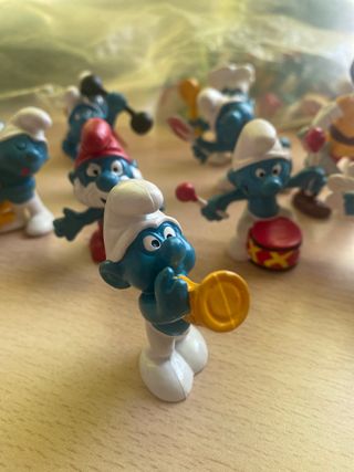 Pack figuras de pitufos años 80
