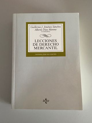LECCIONES DE DERECHO MERCANTIL