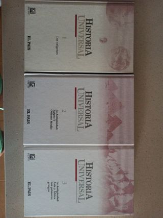 Colección 7 vol. libros de Historia Universal