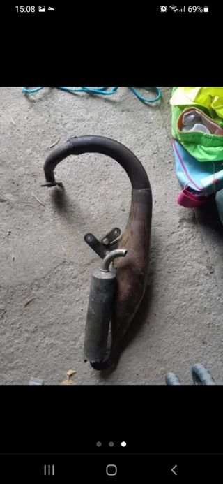 Tubo de escape zx de scuter