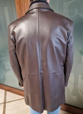 Cappotto in pelle Marrone L