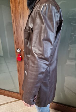 Cappotto in pelle Marrone L