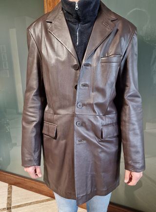 Cappotto in pelle Marrone L
