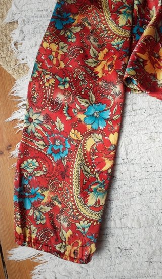 pantalon harem satinado