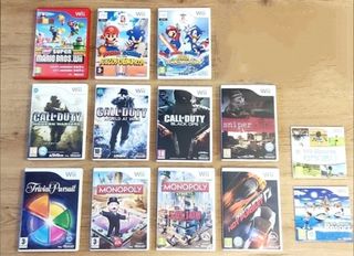 Wii + ACCESORIOS + JUEGOS