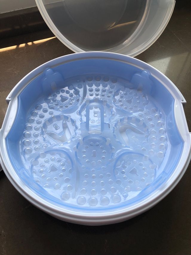 Esterilizador d biberones y chupes para microondas