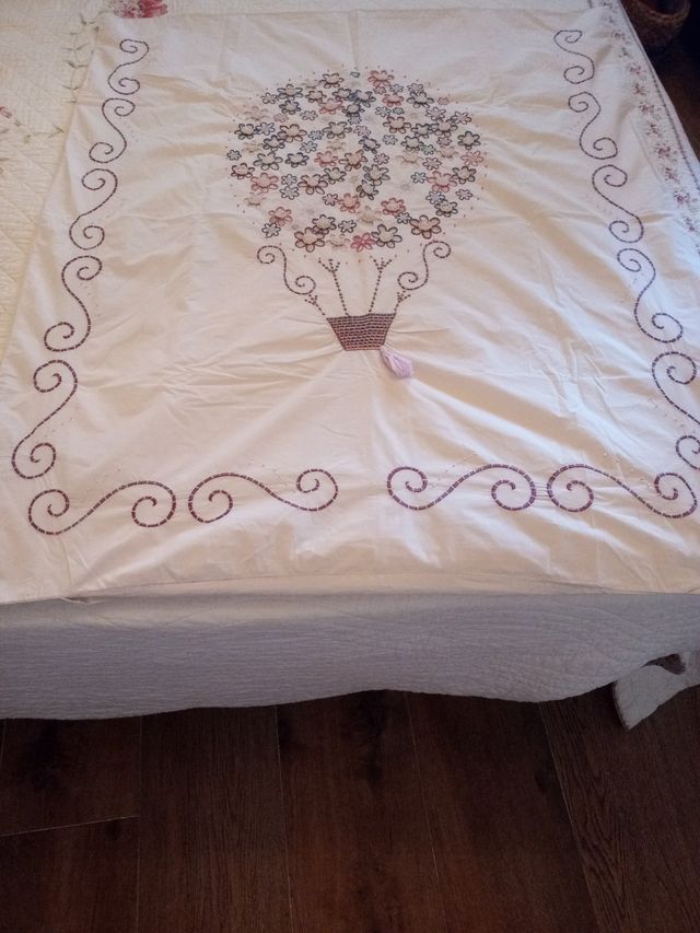 Funda nordica bordada cuna Zara Home