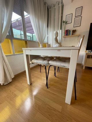Mesa de comedor extensible 