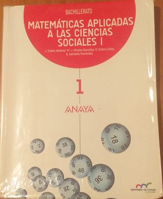 Matemáticas aplicadas a las ciencias soc