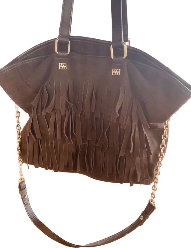 bolso piel de ante gloria ortiz