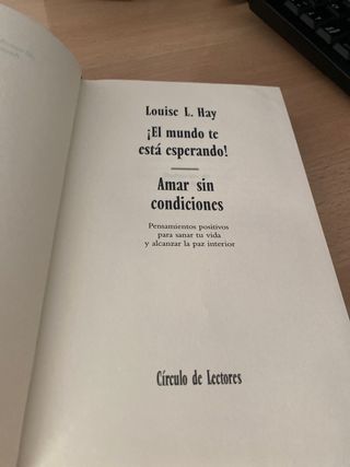 EL MUNDO TE ESTA ESPERANDO LIBRO