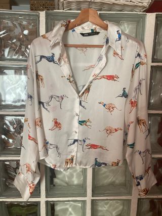 camisa Zara perros