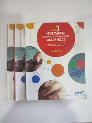 Libros de texto 3° ESO