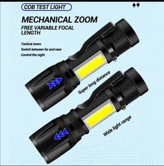 Linterna led usb