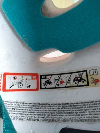 Casco de bicicleta  niña