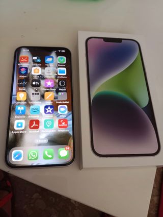 Iphone 14 Plus nuevo color lila lavanda 256 gigas