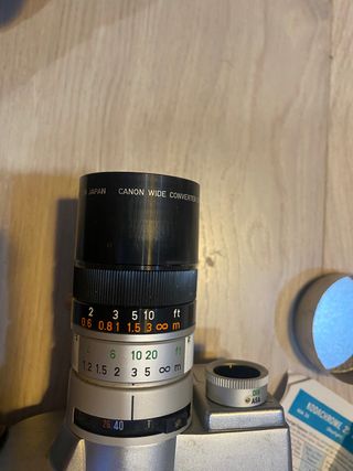 Camara video Canon Motor Zoom 8 10-40mm