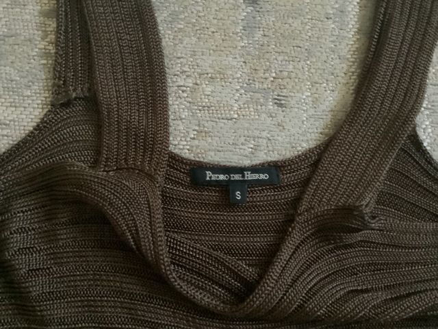 Jersey de punto marrón de PdH talla S