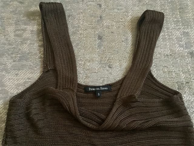 Jersey de punto marrón de PdH talla S