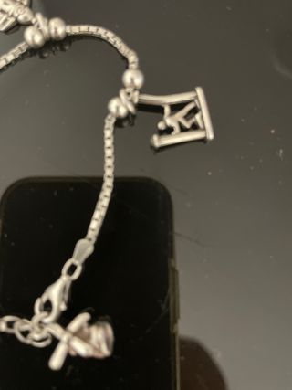 pulsera tipo esclava plata antigua
