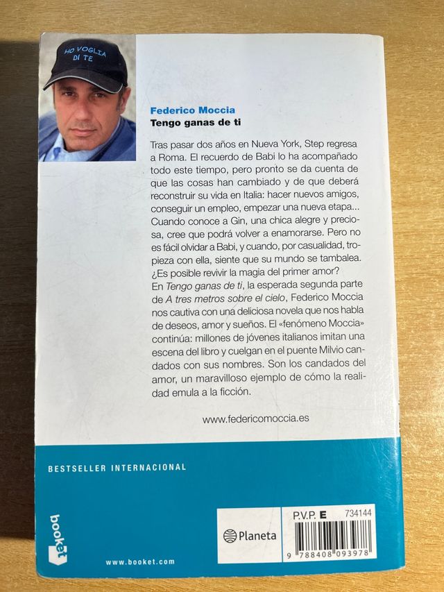 Libro Tengo ganas de ti de Federico Moccia