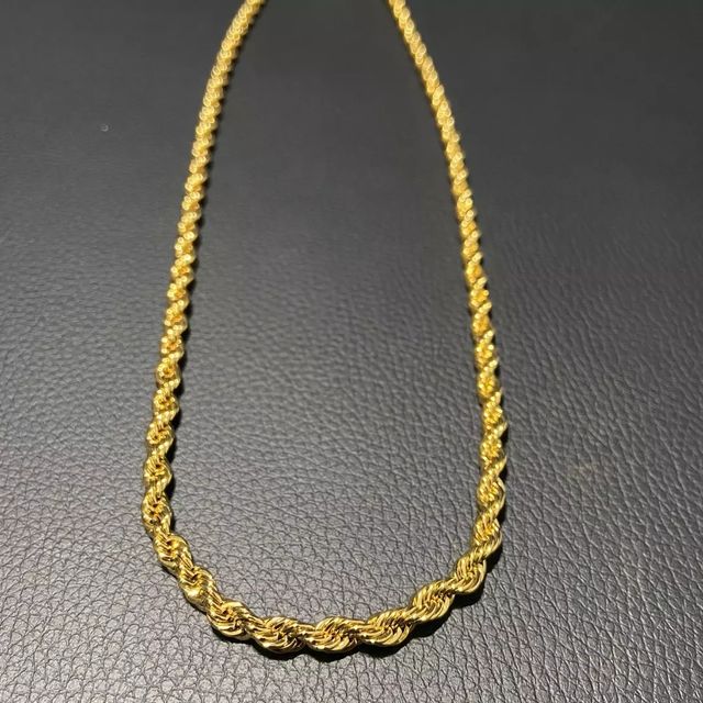 Cordon📿chapado en oro, cadena, collar