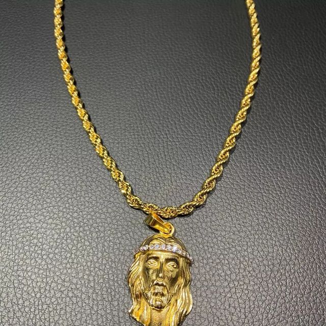 Cordon📿chapado en oro, cadena, collar