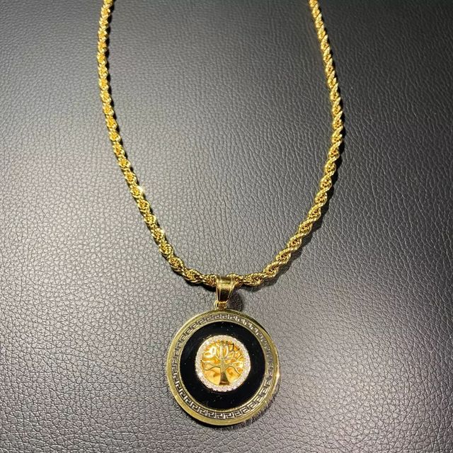 Cordon📿chapado en oro, cadena, collar