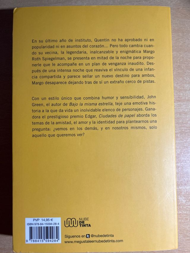 Ciudades de papel de John Green