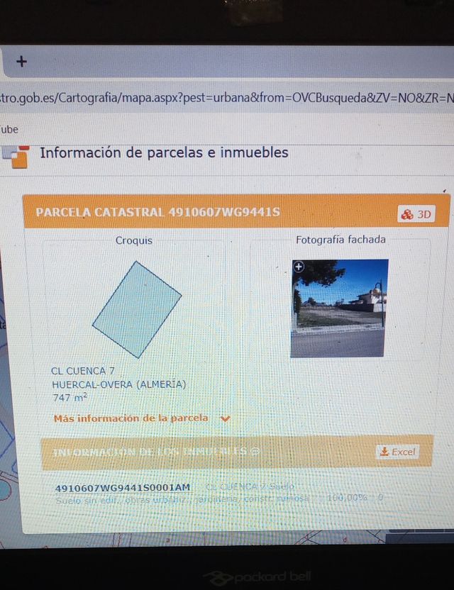 Permuta o venta Parcela 747m² en urbanización