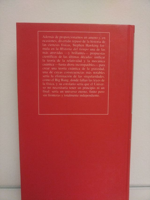Historia del tiempo (Stephen Hawking)