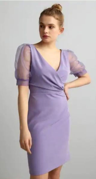 Vestido de Fiesta violeta 