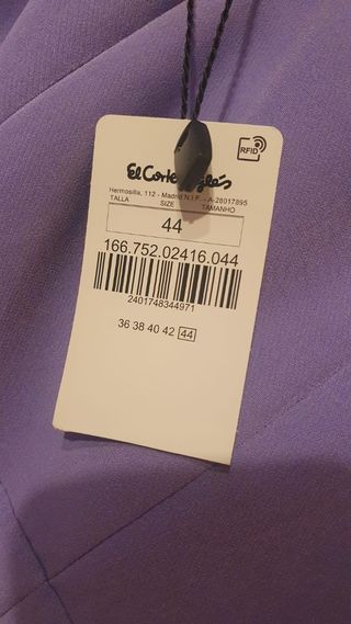Vestido de Fiesta violeta 
