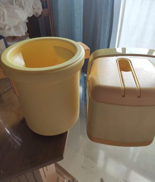 Cubitera con tapa y asa y cubo enfriador