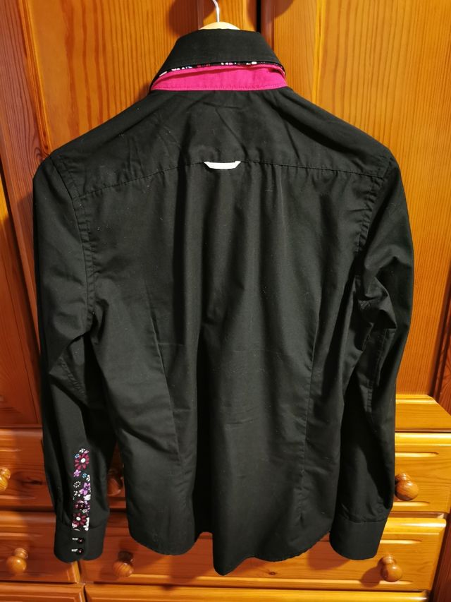 Camisa hombre doble cuello