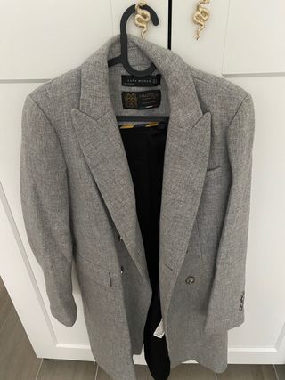 abrigo zara talla S