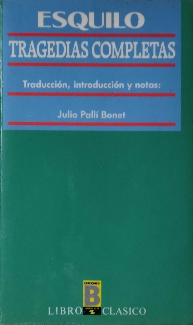 Tragedias completas de Esquilo